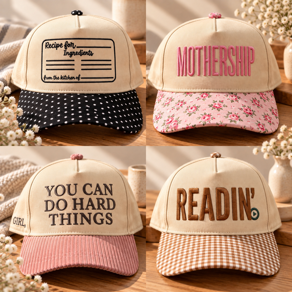 Embroidered Hats