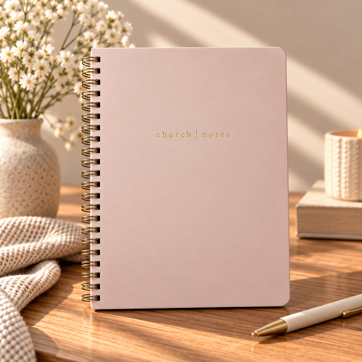Blush Church Notes Journal