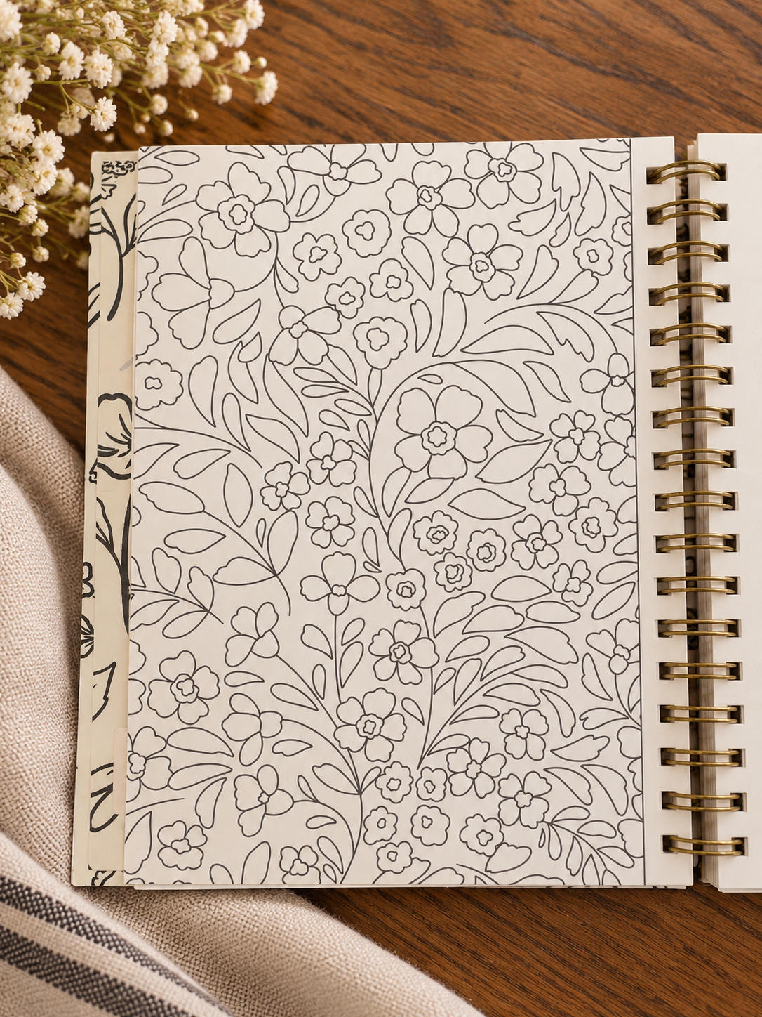 2027 Floral Yearly Planner | 7x9