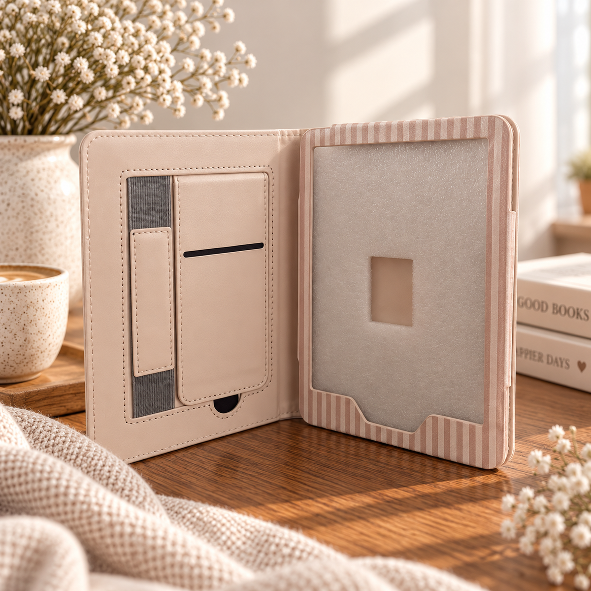Latte Stripe Kindle Case | Paperwhite 11